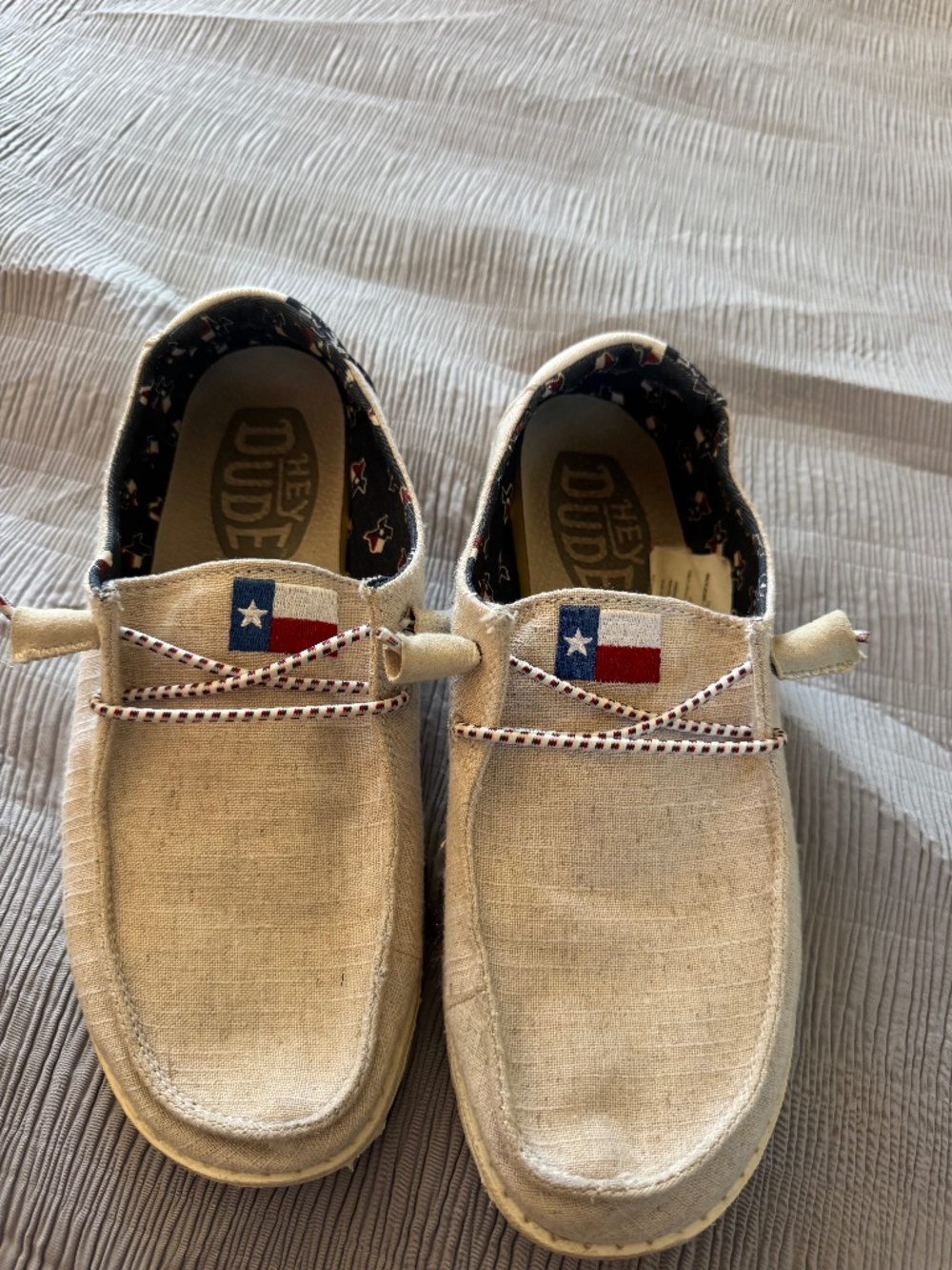 Texas Hey-Dude shoes